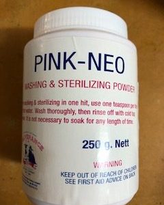 SANITIZER PINK NEO 250G