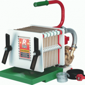 6 PLATE WINE FILTER WITH PUMP